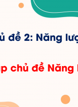 Ôn tập chủ đề Năng lượng